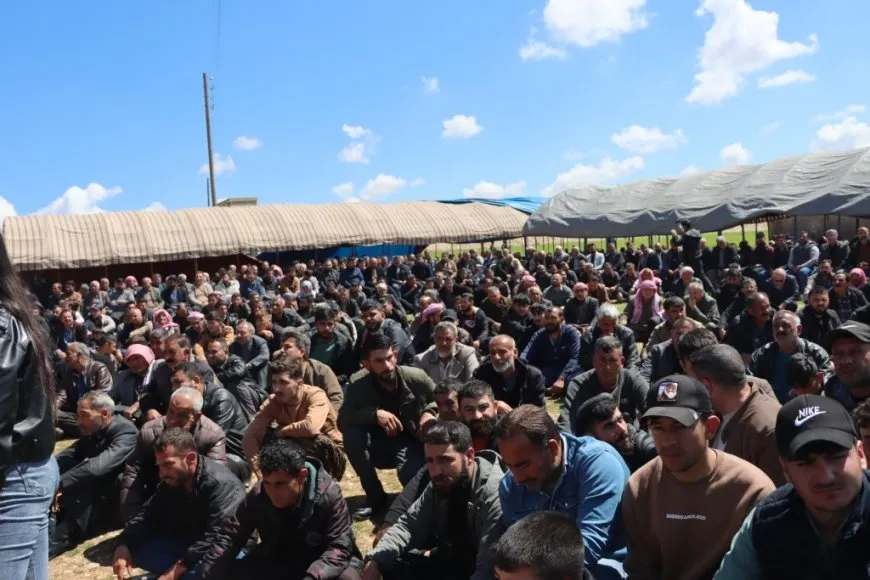 Li gundê Aşmê yê Kobanê temamkirina merasîma lihevhatina 2 malbatan