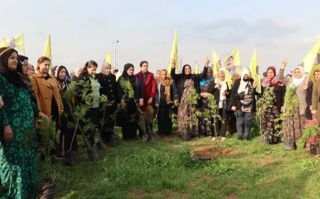 Kongra Star Rojbûna Rêber Apo bi çandina daran pîroz kir