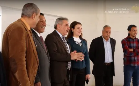 Parêzgarê Hesekê pêvajoya azmûnan li zanîngeha El Furatê şopand