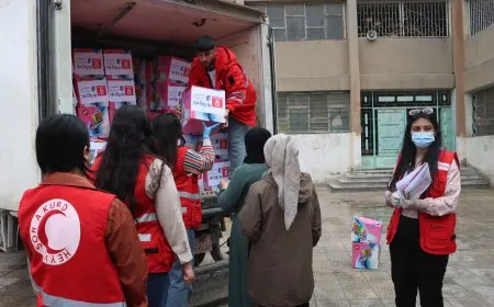 Alîkarî li koçberan tê belavkirin