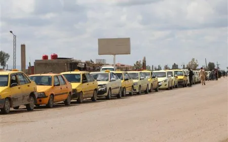 Ji ber kirîza sotemeniyê li Hesekê ajokar demên dirêj li benda dorê dimînin