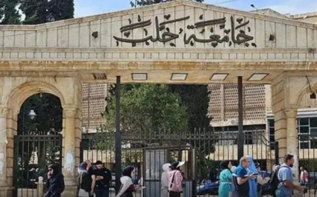 Xwendekarên Zanîngeha Helebê şertên xerab protesto kirin