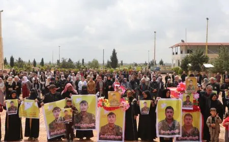 Li Hesekê merasîma 2 şehîdan hat lidarxistin 