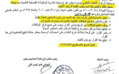 Sendîkaya Parêzerên Helebê navê parêzerekê ji lîsteya parêzeran derxist