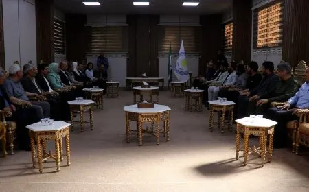 Rêveberiya Kobanê pêşwazî li şandeyek hikumeta demkî kir