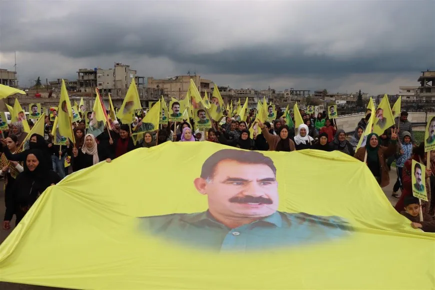 Xelkê Dêrikê ji bo azadiya fîzîkî ya Rêber Abdullah Ocalan meşiya