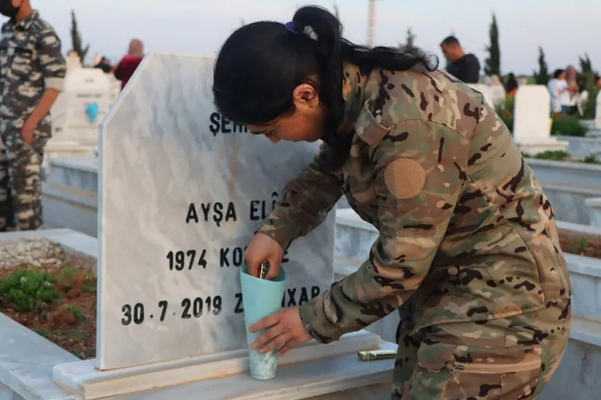 Şehîdên Qereçoxê li Rojava hatin bibîranîn