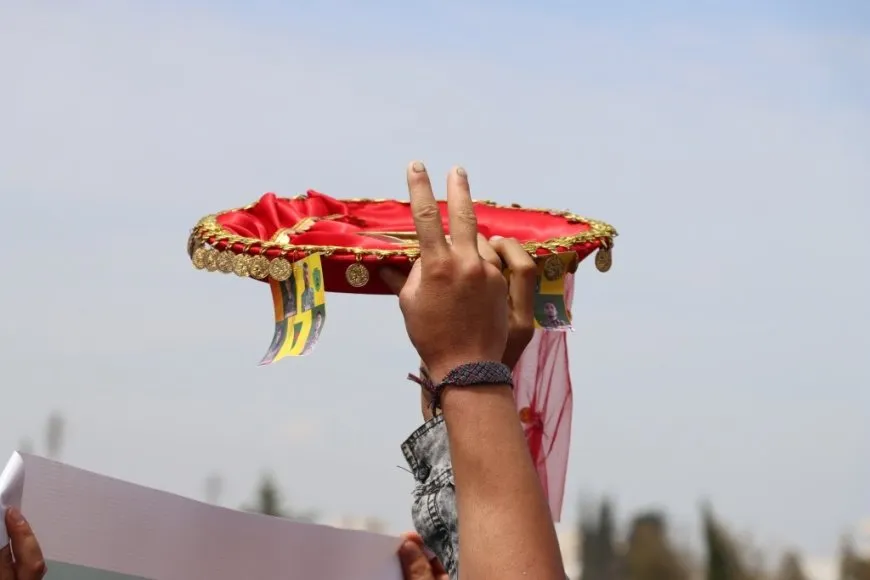 Li Kobanê merasîma 4 şehîdan pêk hat