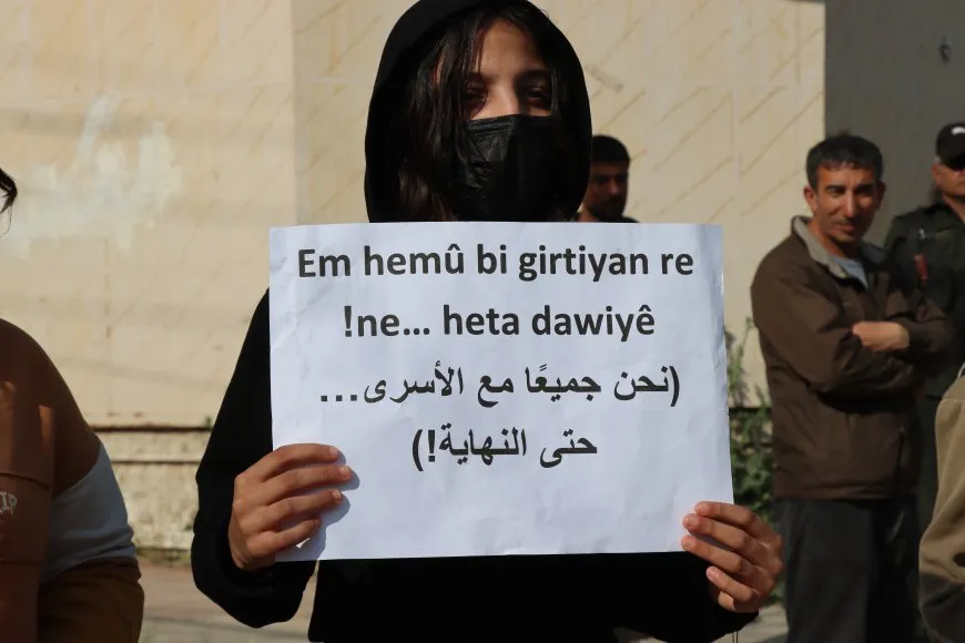 Li Qamişloyê bi daxwaza berdana bilez a dîlgirtiyan çalakî