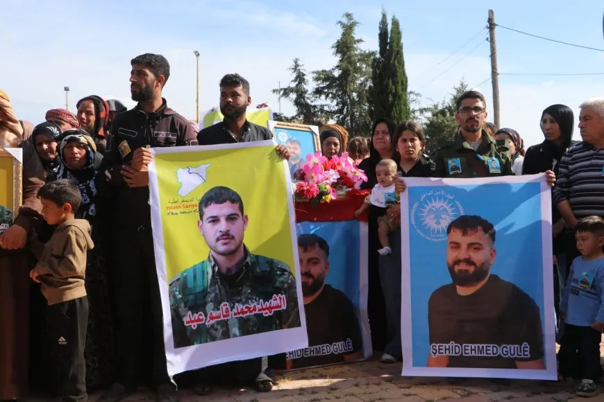 Li Hesekê 3 şehîd hatin oxirkirin, merasîmek xiyabî hat lidarxistin