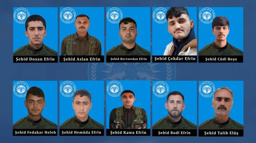 Nasnameyên şehîdên Berxwedana Şêxmeqsûd û Eşrefiyê hatin aşkerakirin