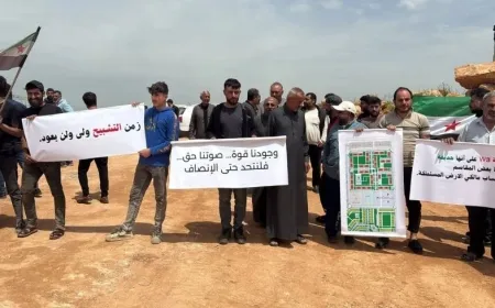 Xelkê Lêremonê yê Helebê desteserkirina erdan protesto kir