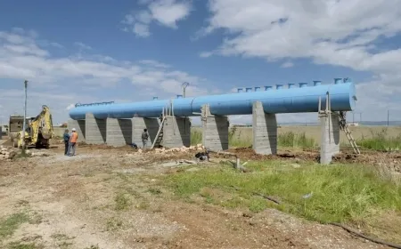 Tankeke avê ya nû li Stasyona Avê ya Hilêliyê tê danîn