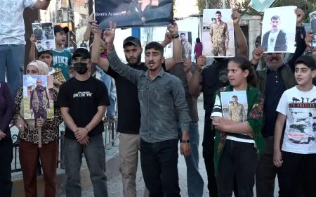 Li Qada Şehîdên Qamişloyê çalakiya malbatên dîlgirtiyan