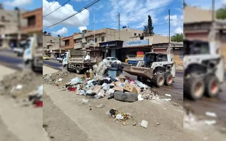 Şaredariya Qamişloyê sedemên kombûna çopê diyar kir û rexnedayîn da