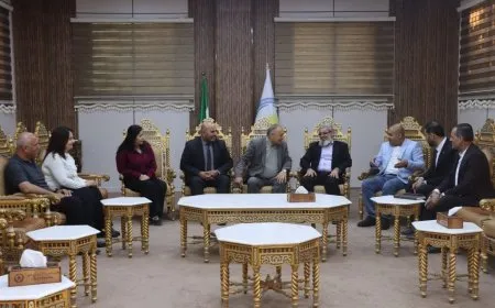 Rêveberiya Kobanê şandeyek ji Gerînendetiya Perwerdeyê ya Helebê pêşwazî kir