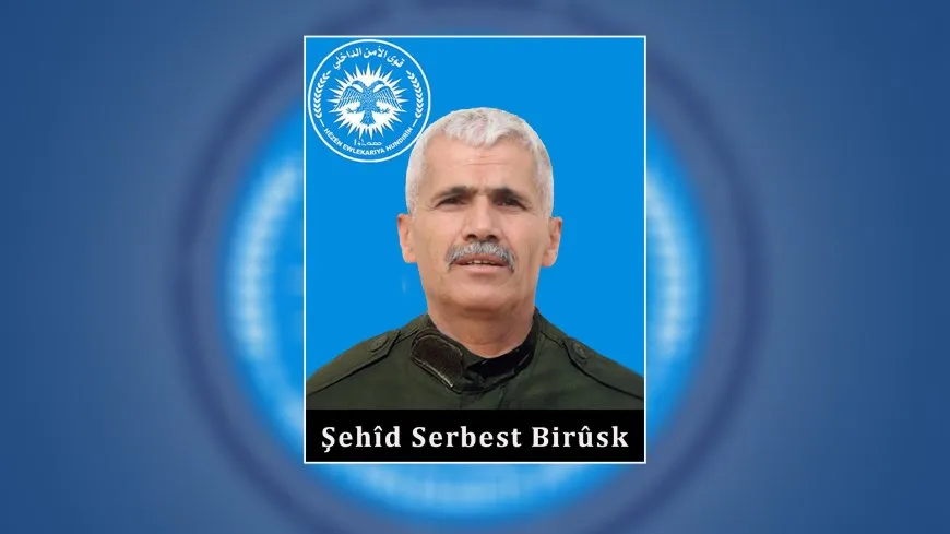 Hêzên Ewlekariya Hundirîn şehadeta fermandar Serbest Birûsk ragihand