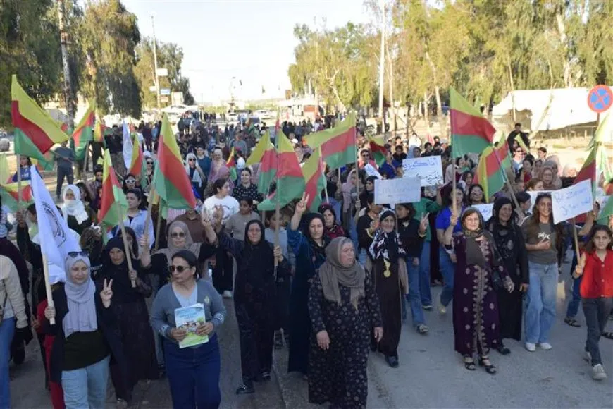 Xelkê Til Temirê ji bo zimanê kurdî daketin qadan
