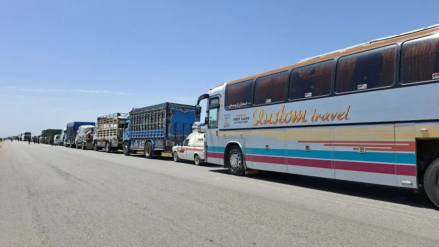 Koma 5`emîn ya koçberan ber bi Efrînê ve bi rê ket