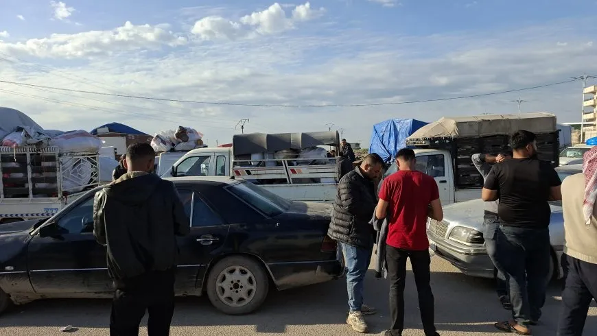 Koma 5`emîn ya koçberan ber bi Efrînê ve bi rê ket