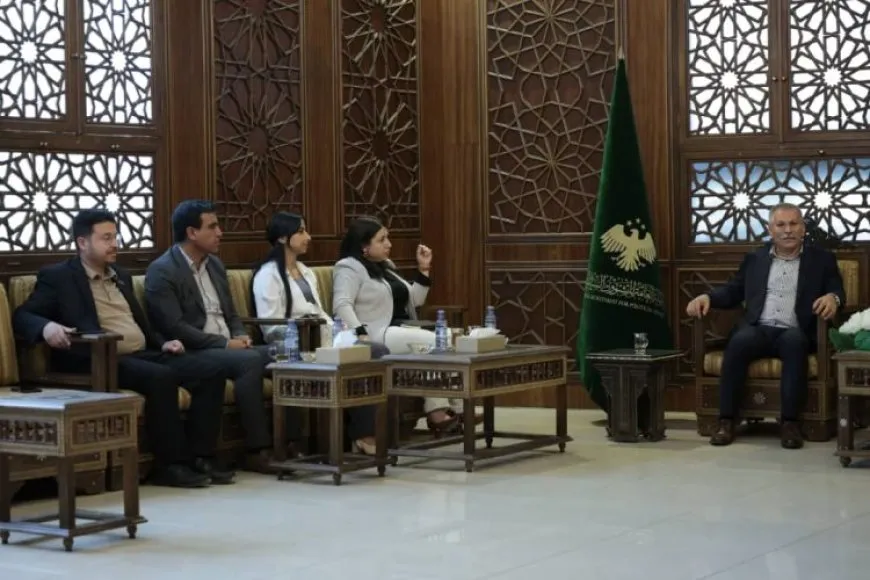 Şandeyek PYDˊê serdana Sekreteriya Giştî ya Karûbarên Siyasî ya Şamê kir