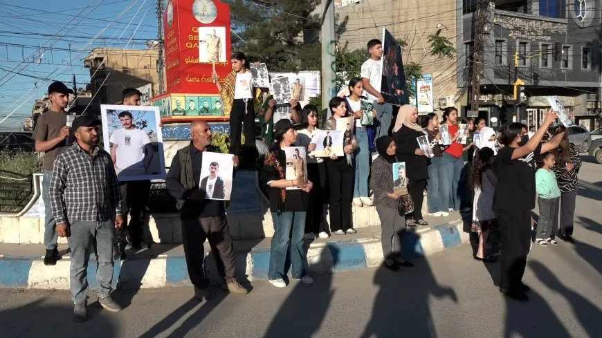 Li Qada Şehîdên Qamişloyê çalakiya malbatên dîlgirtiyan