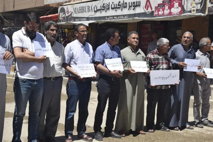 Cotkarên ji Dirbêsiyê li dijî buhayê genim nerazîbûn nîşan da