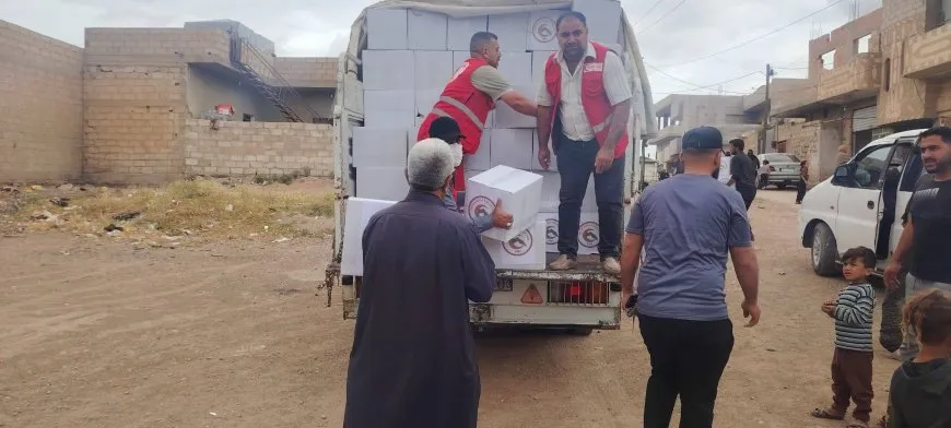 Heyva Sor a Kurd alîkarî li 11 hezar kesî belav kir