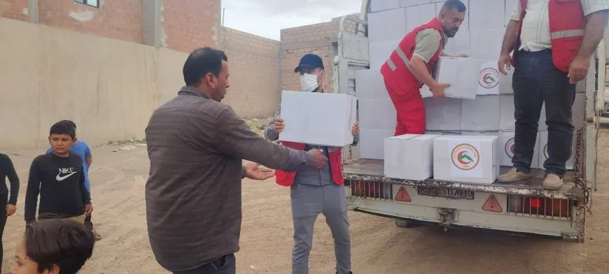 Heyva Sor a Kurd alîkarî li 11 hezar kesî belav kir