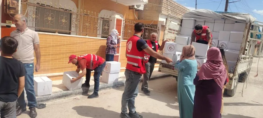 Heyva Sor a Kurd alîkarî li 11 hezar kesî belav kir