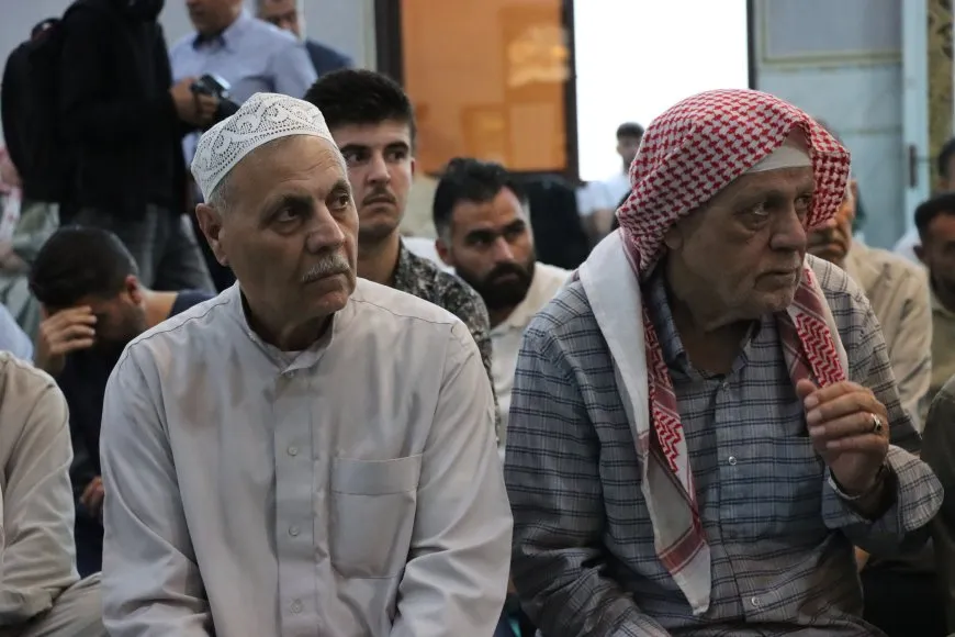 Parêzgarê Hesekê bi xelkê Qamişloyê re nimêja Cejna Qurbanê kir