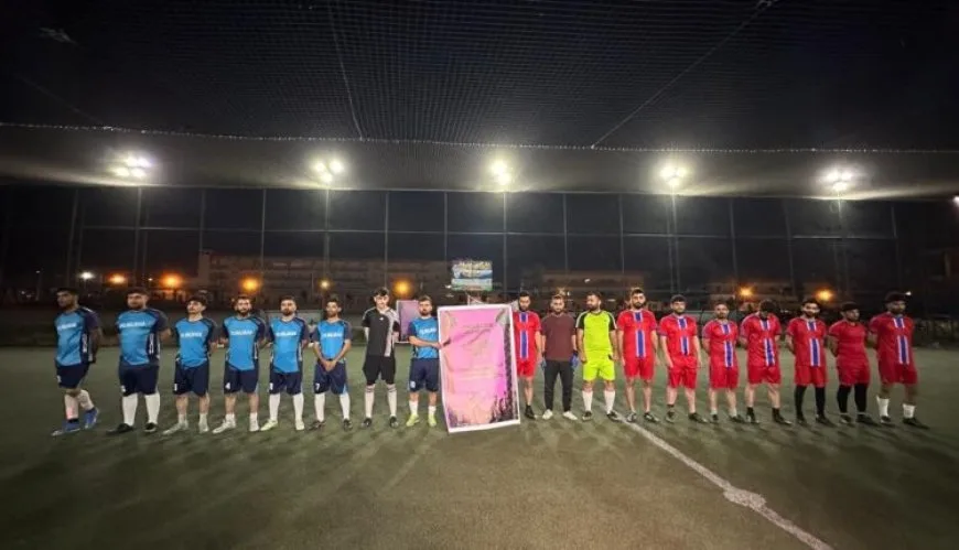 Li Silêmaniyê ji bo piştgiriya YPJˊê lîstikek futbolê hat kirin