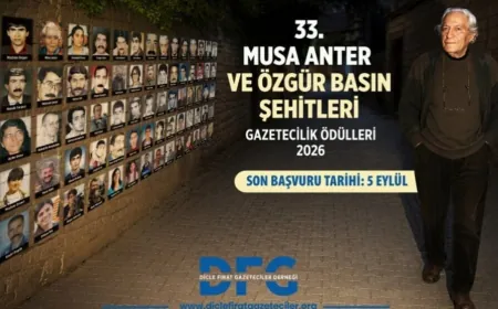 Serlêdanên 33’yemîn Xelatên Rojnamegeriyê yên Mûsa Anter dest pê kirin