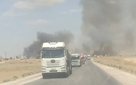 Li Til Temirê 2 şewat hatin vemirandin; 80 donim genim şewitî