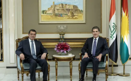 Mazlûm Ebdî û Nêçîrvan Barzanî civiyan
