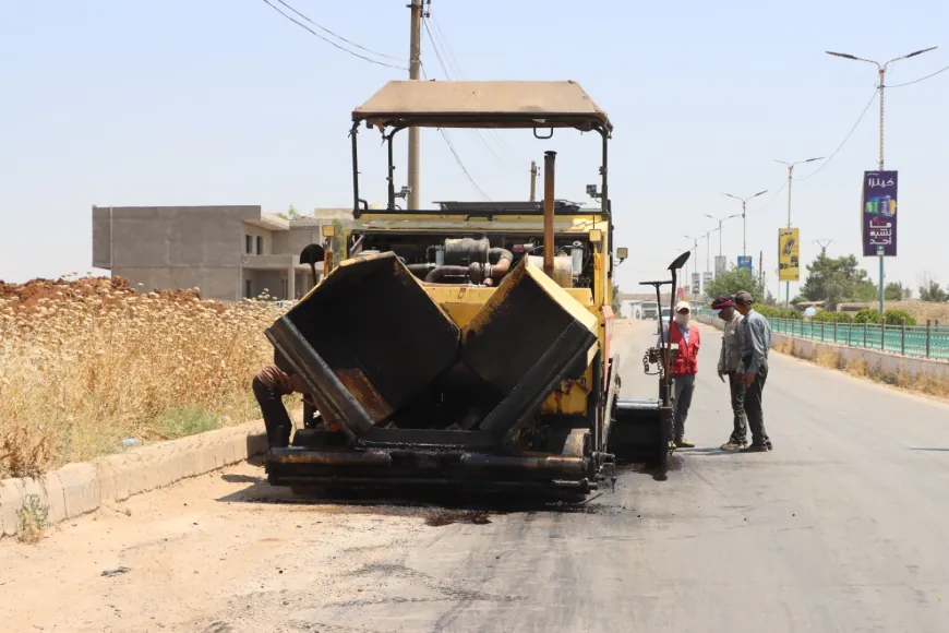 Şaredariya Girkê Legê dest bi qîrkirina rêyan kir
