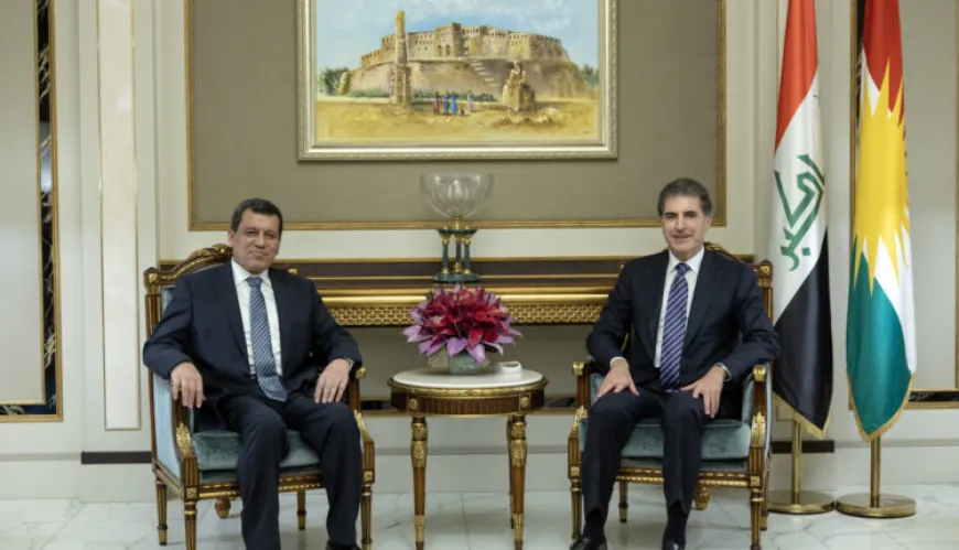 Mazlûm Ebdî û Nêçîrvan Barzanî civiyan