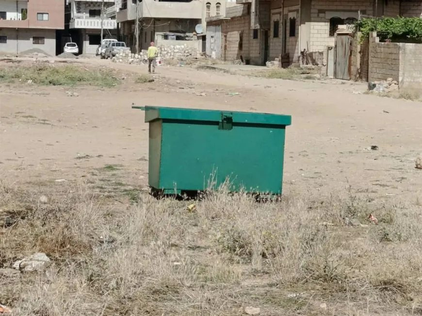 Şaredariya Dirbêsiyê konteynerên çopê li taxa rojhilat belav kirin