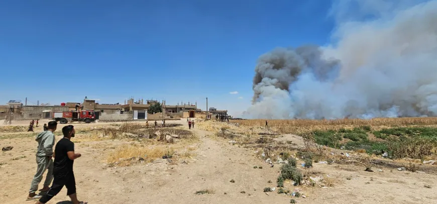 Li Qamişlo, Hesekê, Dirbêsiyê û Zirganê şewat