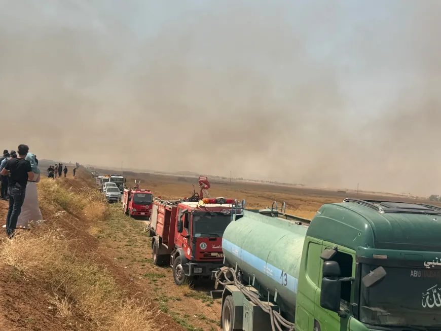 Li Til Temir û Zirganê karesata şewatê: 75 hezar donim çandinî şewitî