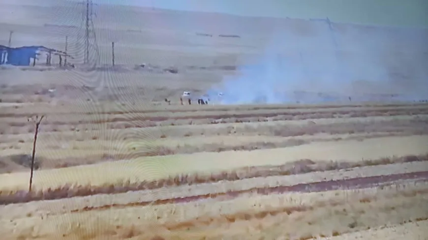 Şewata li gundê Hisêniyê yê Til Temirê ji malan ve nêz bûye