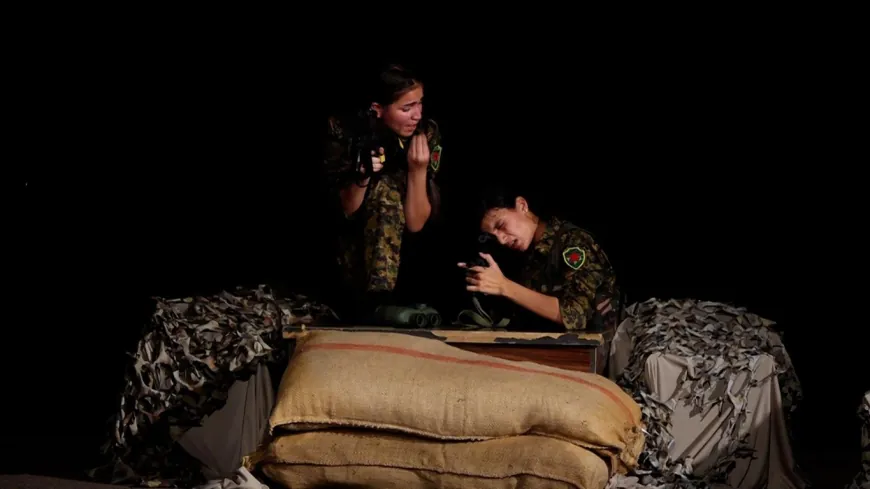 Bi hunerê rêwîtiya şervanên YPJ`ê hat vegotin
