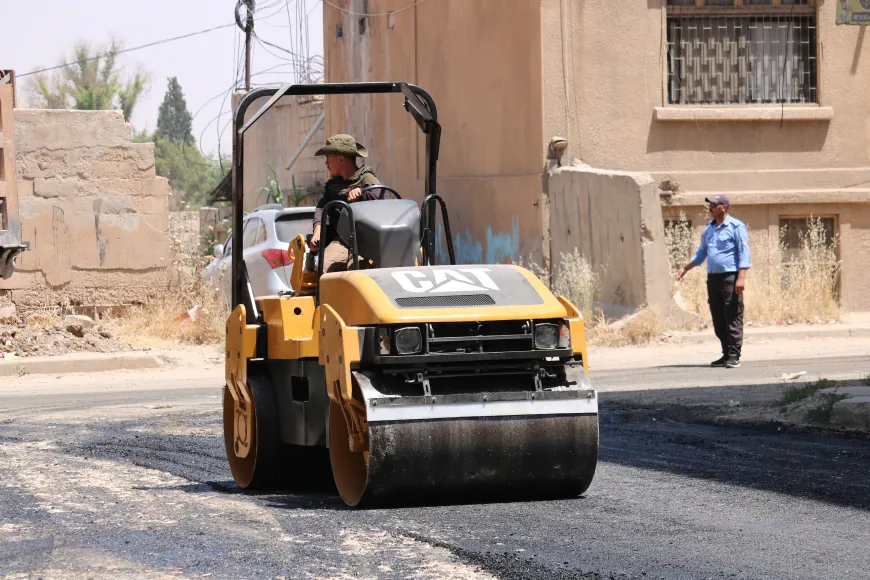 Li Dirbêsiyê xebatên qîrkirina rêyan didomin