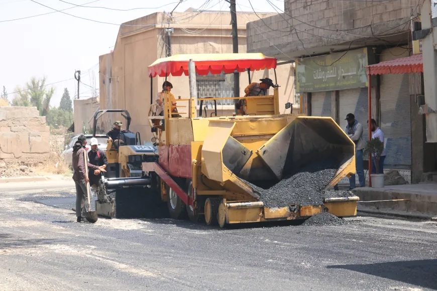 Li Dirbêsiyê xebatên qîrkirina rêyan didomin