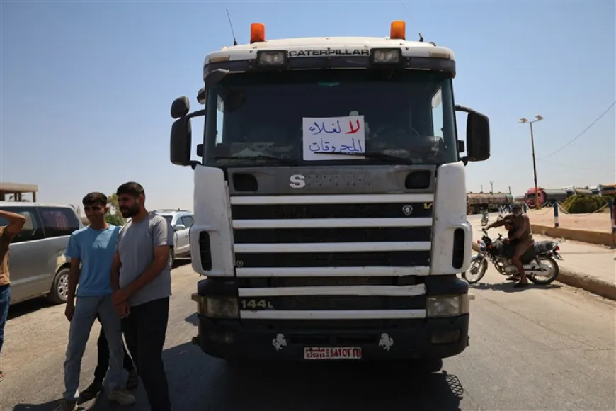 Xelkê Til Temirê dijî rewşa debarê ya xirab rêya M4 girtin