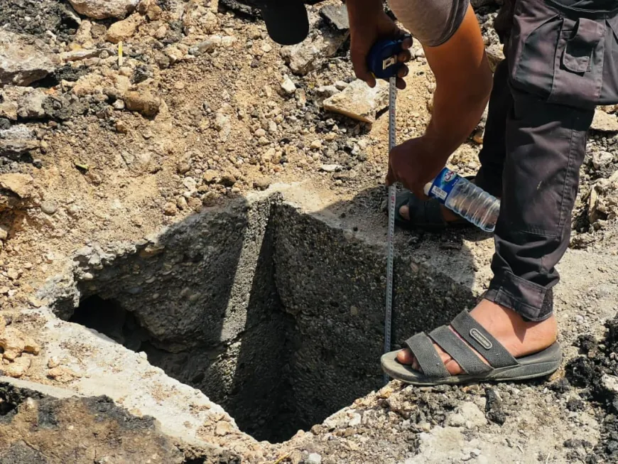 Şaredariya Dirbêsiyê dest bi nûkirina kanalîzasyonê kir