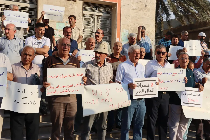 Xelkê Qamişloyê li dijî bilindbûna bihayan û nebaşiya xizmetan derket