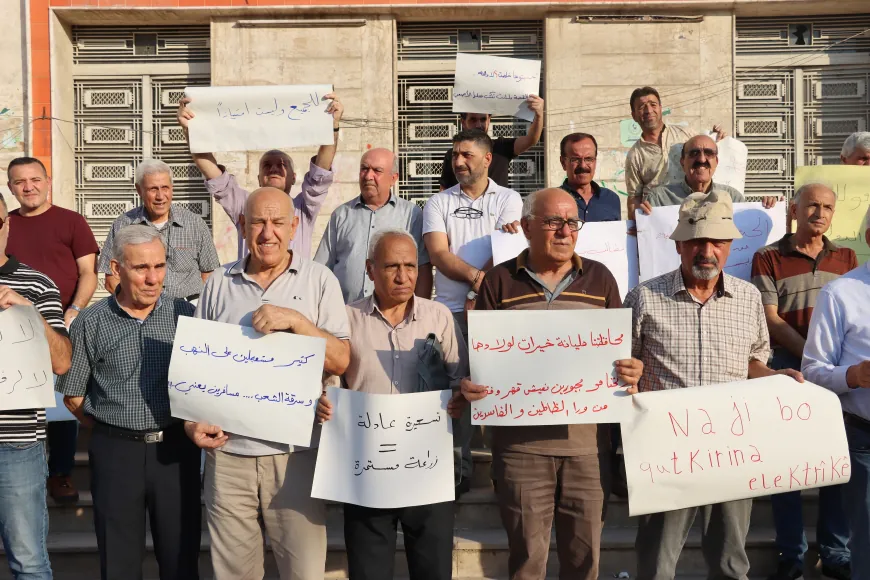 Xelkê Qamişloyê li dijî bilindbûna bihayan û nebaşiya xizmetan derket
