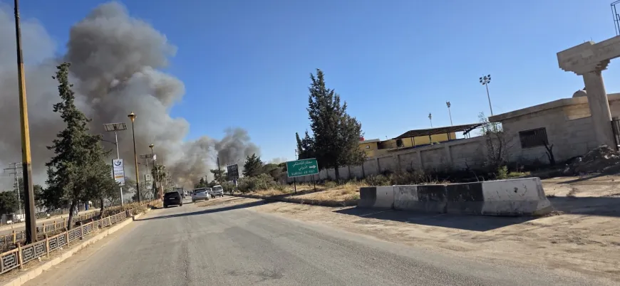 Li nêzîkî Balafirgeha Navneteweyî ya Qamişlo agir bi zeviyan ket