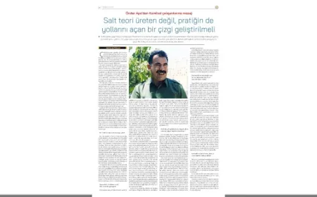 Rêber Apo: Ne tenê hilberîna teoriyê divê xeteke ku rêyên pratîkê jî vedike bê afirandin